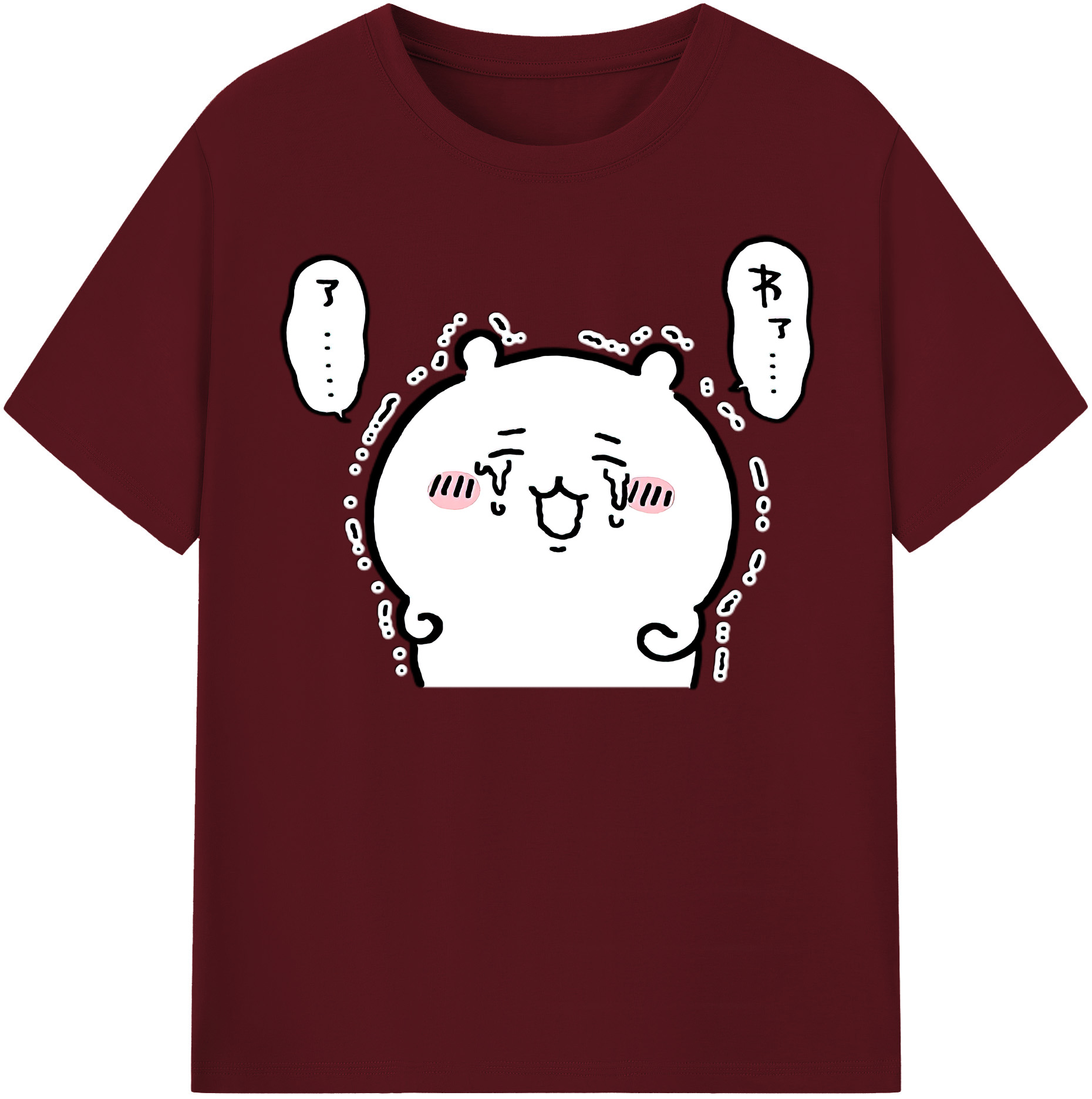 （画像用） ちいかわ ちいかわ Chii-kawa chiikawa 綿100％半袖Tシャツ（フロントプリント）